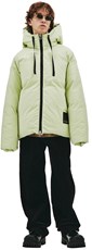 OAMC Yellow puffer jacket with hood 201157